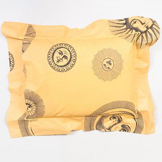 Fornasetti Printed Cotton Pillow