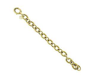 David Yurman 18K Gold Link Bracelet