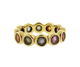 Temple St. Clair 18K Gold Sapphire Eternity Ring