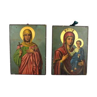 Two Russian Religious Icons