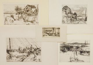 5 John Winkler etchings