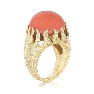 Vintage Cartier Coral Ring