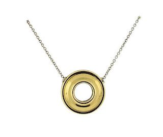 Tiffany &amp; Co Paloma Picasso 18K Gold Sterling Necklace