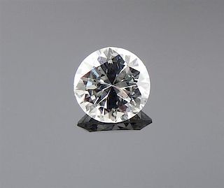 GIA  0.89ct H VS2 RBC Loose Diamond
