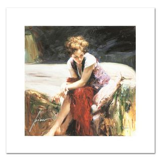 Pino (1939-2010), "Whispering Heart" Limited Edition on Canvas, Numbered and Hand Signed with Certificate of Authenticity.