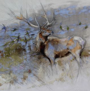 Wapiti and Violet Greens by Amy Lay