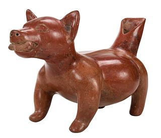 Colima Style Redware Dog