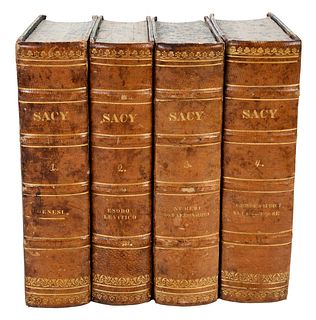 24 Leatherbound Volumes, La Sacra Bibbia/The Holy Bible
