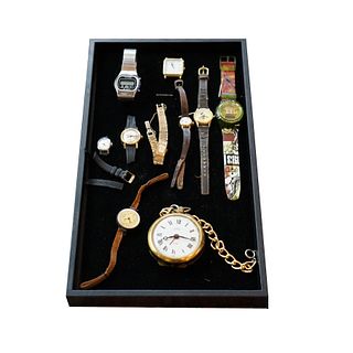 Lot Of 10 Watches & One Pocket Watch