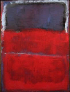 Mark Rothko, Oil on Panel  