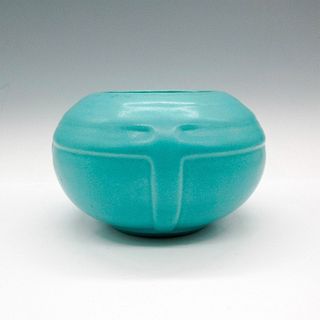 Roseville Pottery Spherical Vase, Tourmaline