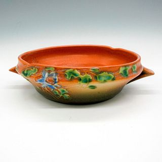 Roseville Pottery Double Handled Bowl, Columbine