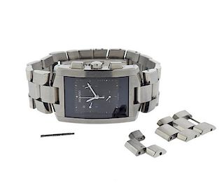 Movado Stainless Steel Chronograph Watch