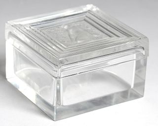Lalique Glass Box