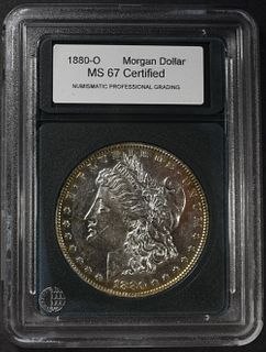 1880-O MORGAN DOLLAR NPG SUPERB