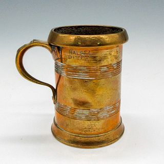 Mid-19th Century Brass Half Pint Mug