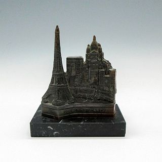 Paris Bronze Souvenir Sculpture