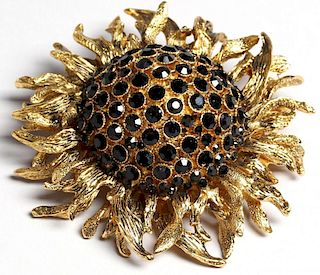 Carolina Herrera Sunflower Brooch Pin