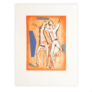 MARINO MARINI, Sin título, Firmado con sello, Grabado a la poupée 79 / 150, 49 x 36 cm imagen / 72 x 47 cm papel