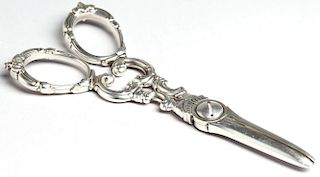 Pair of Tiffany Silver Electroplate Grape Shears