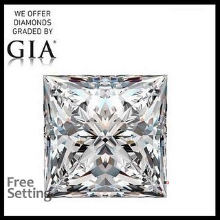 2.02 ct, G/IF, Princess cut GIA Graded Diamond. Appraised Value: $84,000 