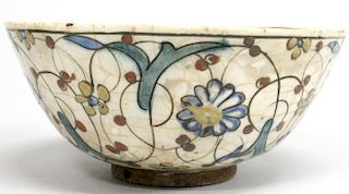 Antique Persian Ceramic Bowl
