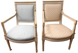 A Pair of Louis XVI Style Armchairs