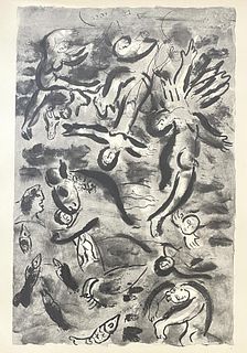 Marc Chagall - Plate 7 From Dessins Pour La Bible