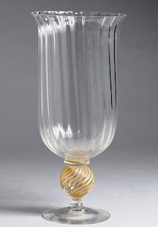 Scandinavian Blown Art Glass Vase