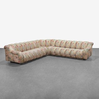 Channeled Sectional Sofa