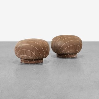 Adrian Pearsall - Swiveling Poof Ottomans