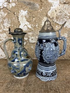 Musical Stein and Lambeth Pitcher