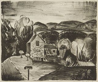 Mabel Hewit lithograph