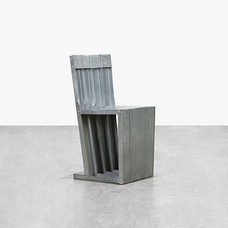 Galvanized Metal Chair