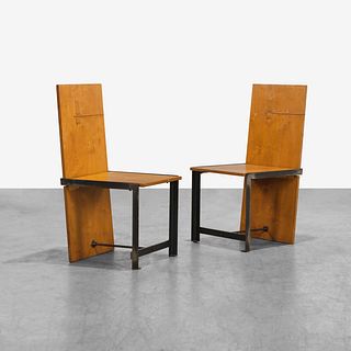 Plywood & Iron Chairs