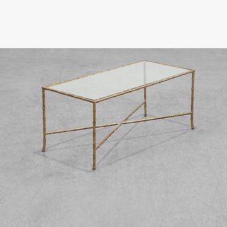 Maison Bagues (Attr.) - Faux Bamboo Coffee Table