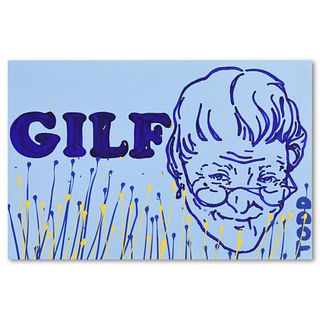 Todd Goldman, "Gilf" Original Acrylic Painting on Gallery Wrapped Canvas (36" x 24"), Hand Signed with Letter of Authenticity.