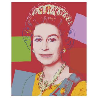 Andy Warhol "Queen Elizabeth II of the United Kingdom 334" Limited Edition Silk Screen Print from Sunday B Morning.