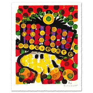 Bird Of Paradise Limited Edition Hand Pulled Original Lithograph by Renowned Charles Schulz Protege, Tom Everhart. Numbered and Hand Signed by the Art