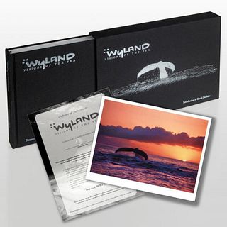 Wyland: Visions Of The Sea (2008) Limited Edition Collector's Fine Art Book by World-Renowned Artist Wyland, with Numbered, Hand Signed and Thumb-Prin