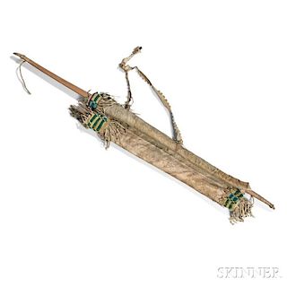 Cheyenne Beaded Bow Case and Quiver