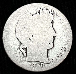 1898-O Barber Silver Half Dollar Good