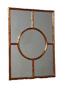  Pottery Barn Bamboo Style, Gold Mirror