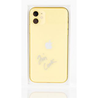 Tim Cook Signed Apple iPhone 11