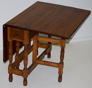 18Th C Childs Gate Leg Table