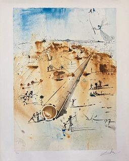 Salvador Dali - The Land at the Start of Jewish Settlement
