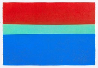 Winston Roeth "Evening" Pigment on Paper, 1985