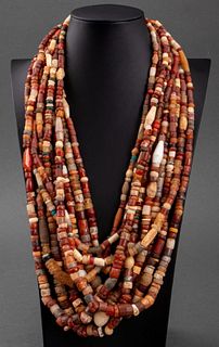 Ancient Carnelian, Crystal, Glass, Etc Trade Beads