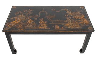 Chinese Lacquered Panel Coffee Table