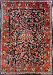 Persian Kashan Carpet, 12' L x 8' 6" W